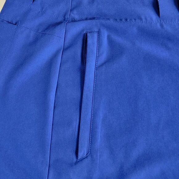 Nike Golf Skirt Womens 8 Royal Blue Athletic Wrap Dri Fit Belt Loops Athletic - Picture 6 of 8